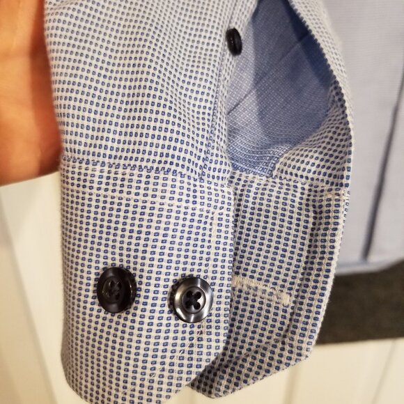 Men's Tasso Elba Button-Down LS Shirt size XL - Picture 7 of 9